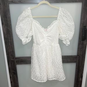 Worn for bridal shower.